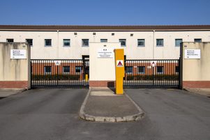 Le centre de rétention administratif (CRA) du Mesnil-Amelot. Le Mesnil-Amelot (77), 2 mars 2023. 
